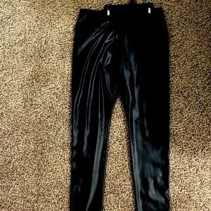 Wild fable black leather pants, medium
